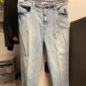 Oliver Logan Aberdeen Wide Leg Crop Light Vintage Size 33